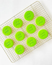 Load image into Gallery viewer, CUSTOMISED SOLID COLOURED COOKIES