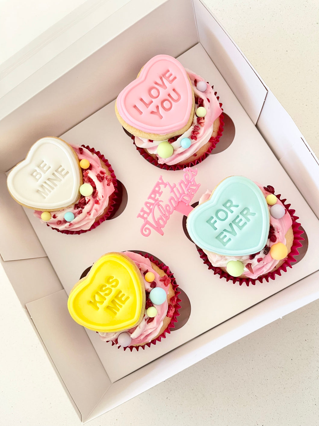 HEART CUPCAKES